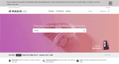 Desktop Screenshot of magix.info