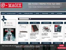 Tablet Screenshot of magix.fr